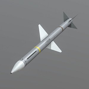 Aim-7M Sparrow Missile Low-poly