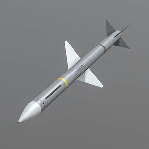 Aim-7M Sparrow Missile Low-poly