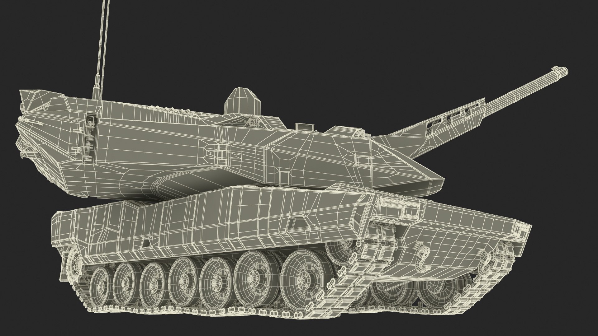 3D Rheinmetall Panther KF51 MBT Rigged Model - TurboSquid 2202517