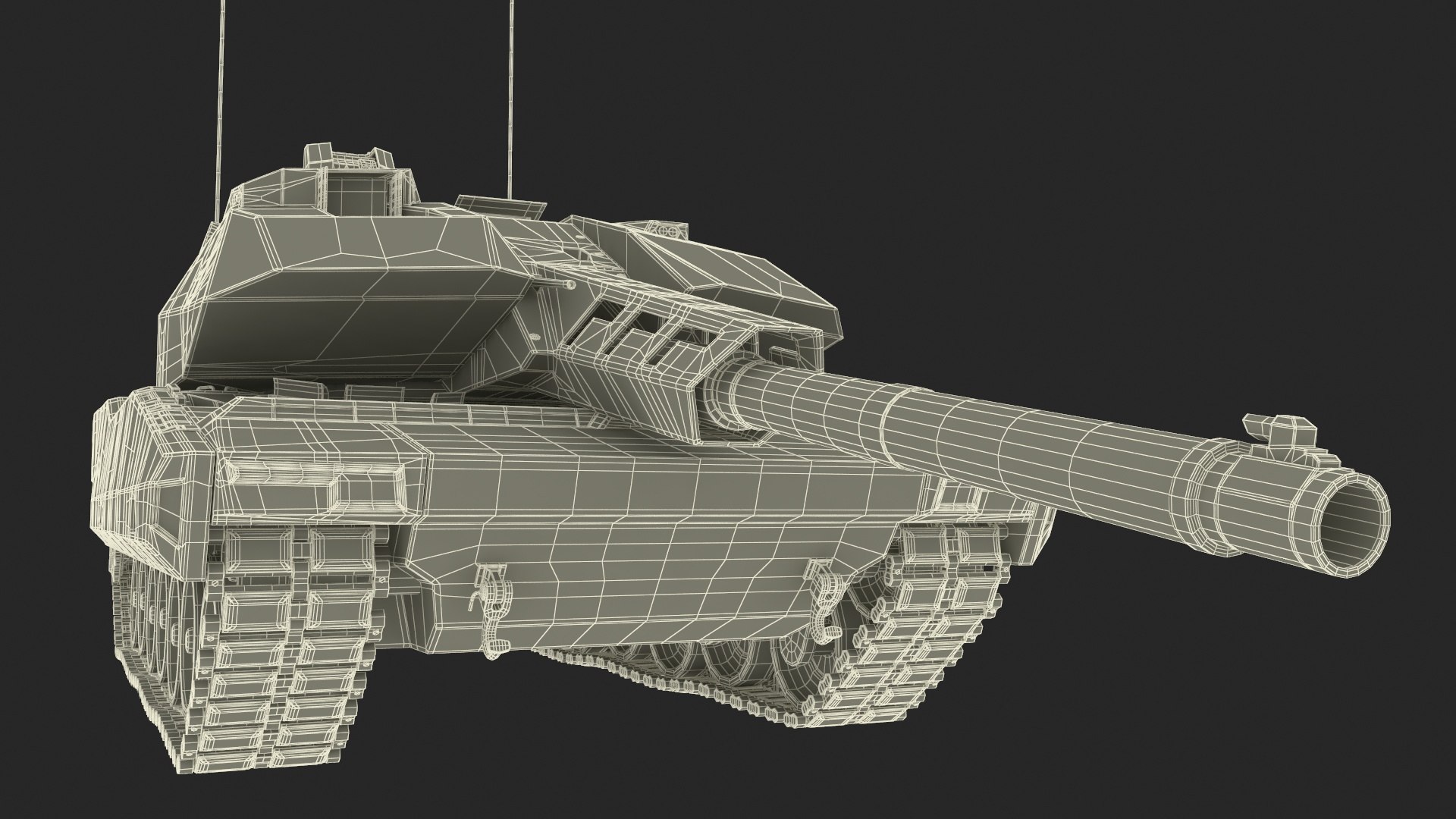 3D Rheinmetall Panther KF51 MBT Rigged Model - TurboSquid 2202517
