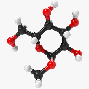 3D alpha methyl glucoside
