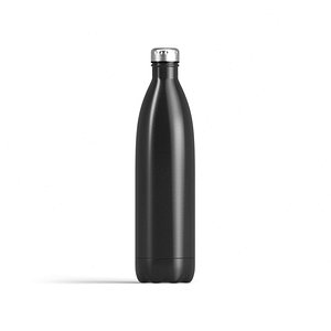 Black Aluminum Swell Sport Bottle - metal thermo water botle