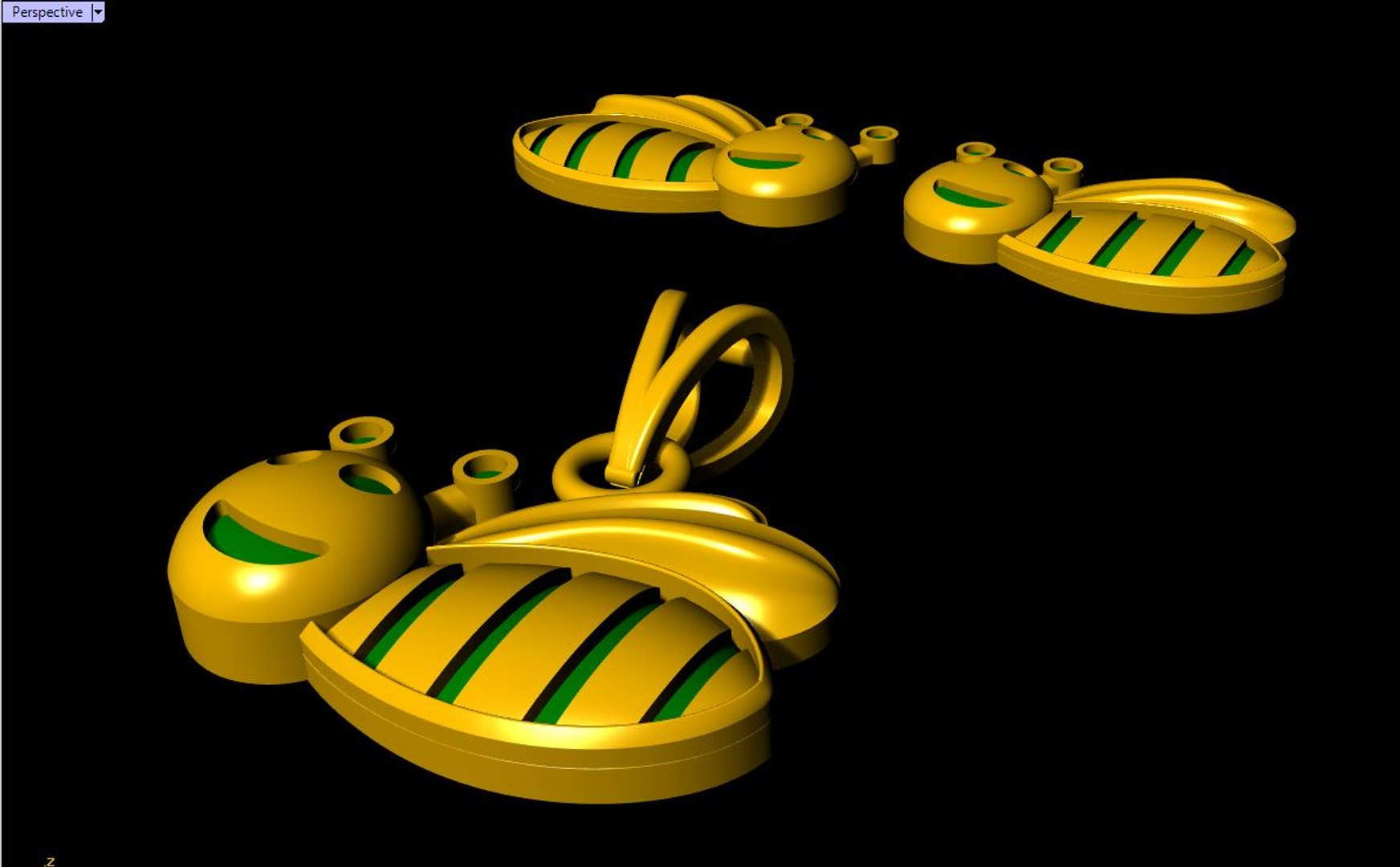 Honey Bee 3dm File - 0027 3D Model - TurboSquid 2296160