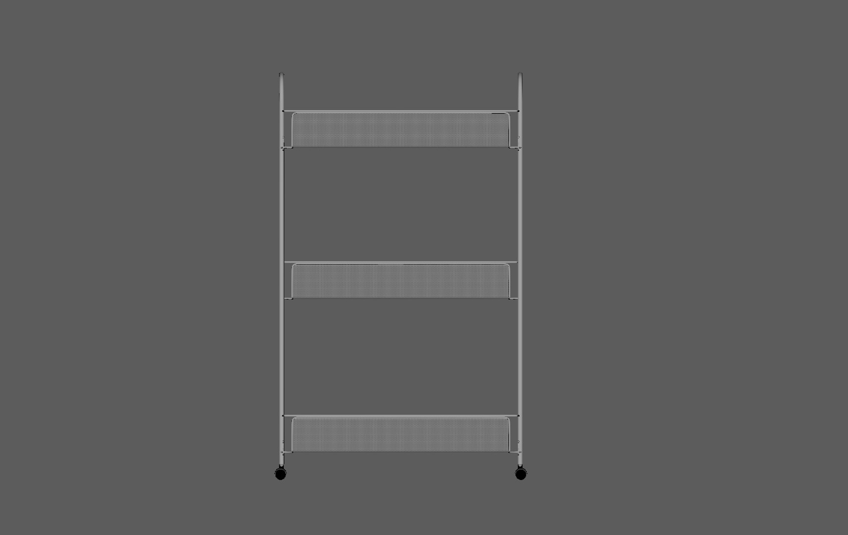 Three Tire Kitchen Rack 3D Model - TurboSquid 2237902