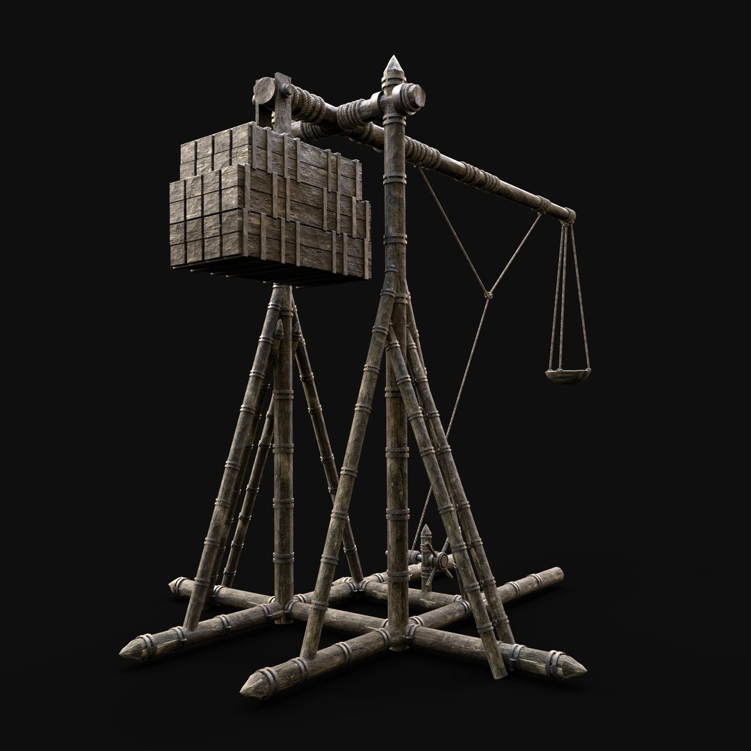 TREBUCHET CATAPULT WAR MACHINE SIEGE ENGINE PACK COLLECTION 3D https://p.turbosquid.com/ts-thumb/GC/HPsIb7/UU/trebuchet_004_render1/jpg/1649197430/1920x1080/fit_q87/382e711f9387b1af99819e526f6f51b5bb564da9/trebuchet_004_render1.jpg