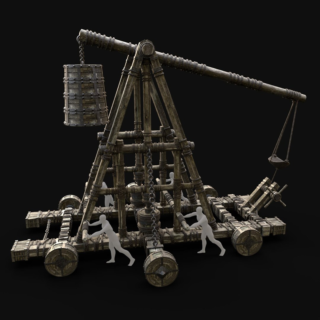 TREBUCHET CATAPULT WAR MACHINE SIEGE ENGINE PACK COLLECTION 3D https://p.turbosquid.com/ts-thumb/GC/HPsIb7/tC/trebuchet_render2/jpg/1649197318/1920x1080/fit_q87/732894d720f0ea31ec17c218be6a27aab1f36468/trebuchet_render2.jpg