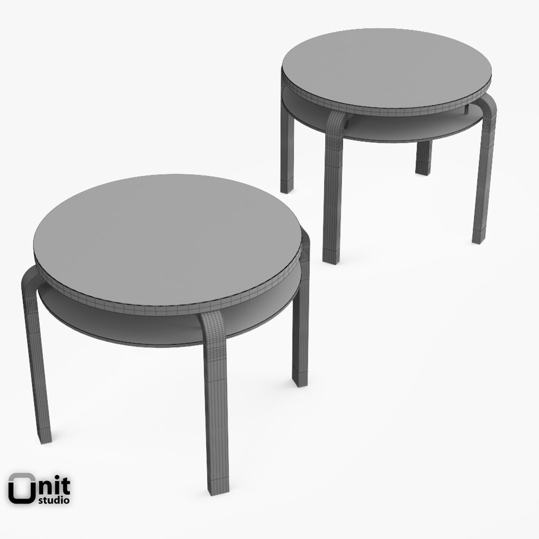 Artek Table 907b 3d Model