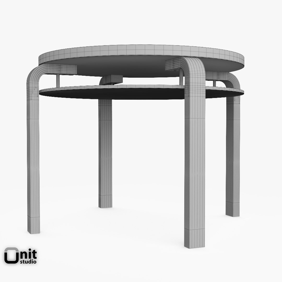 Artek Table 907b 3d Model