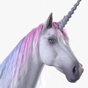 3D Unicorn - Realistic model