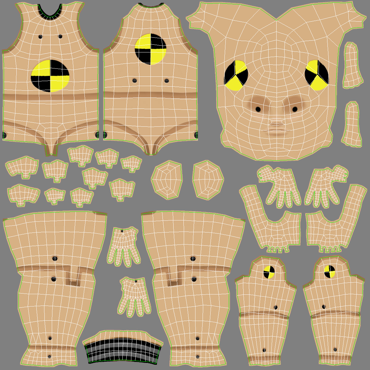 Crash Test Dummy 3D model TurboSquid 1924250