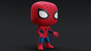 3D Funko Spider-Man MCU 1 model