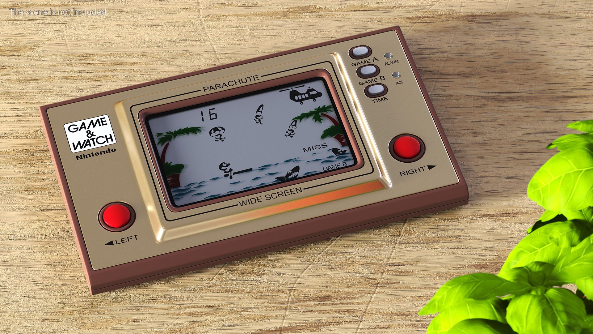 Nintendo Game And Watch Parachute Game Console 3D Model