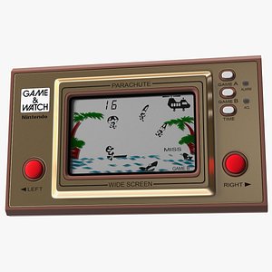 Nintendo Game and Watch Parachute Game Console 3D model