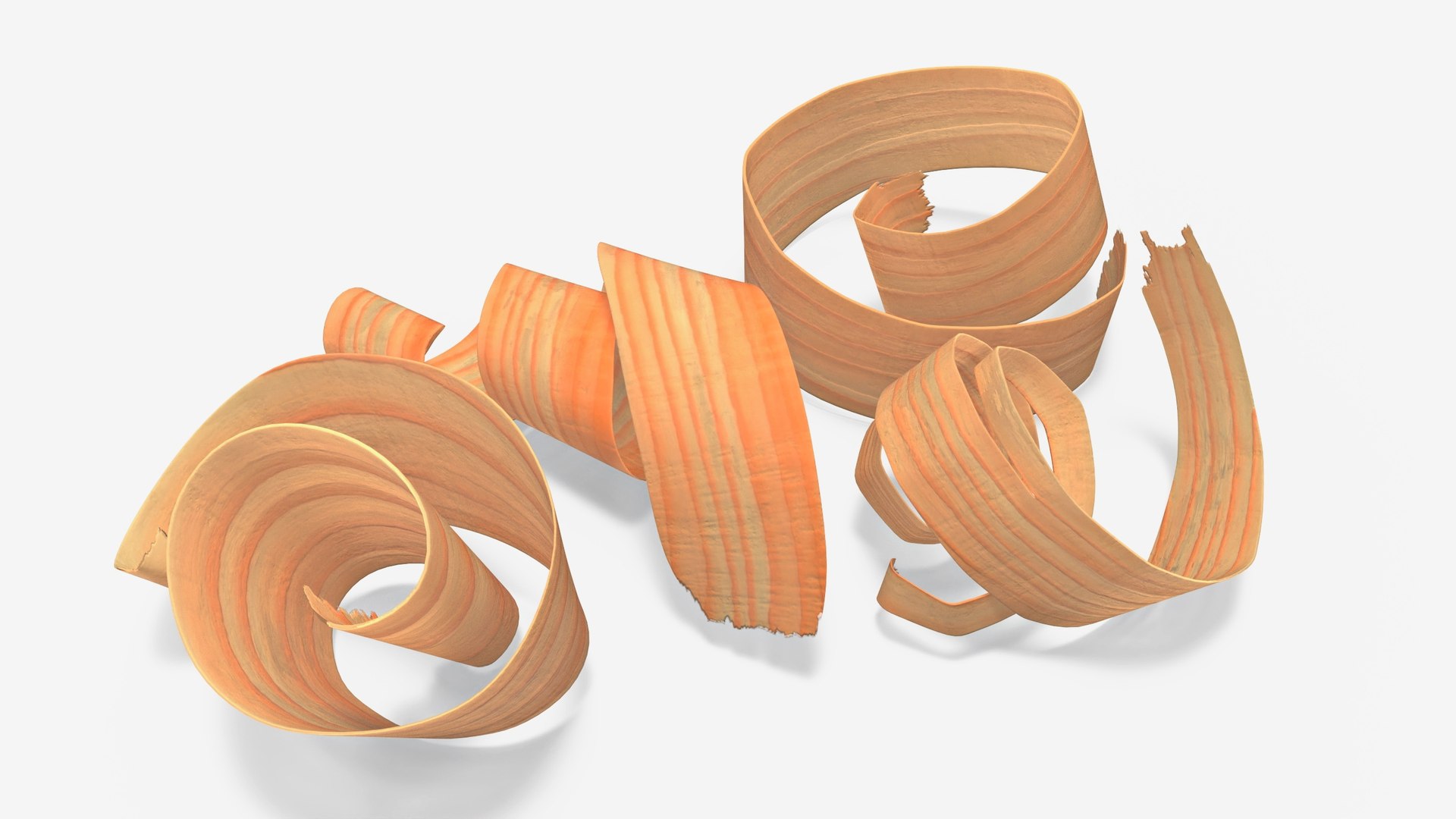 Wood Chips 3D model preview