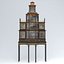 A GEORGE II BLACK CABINET