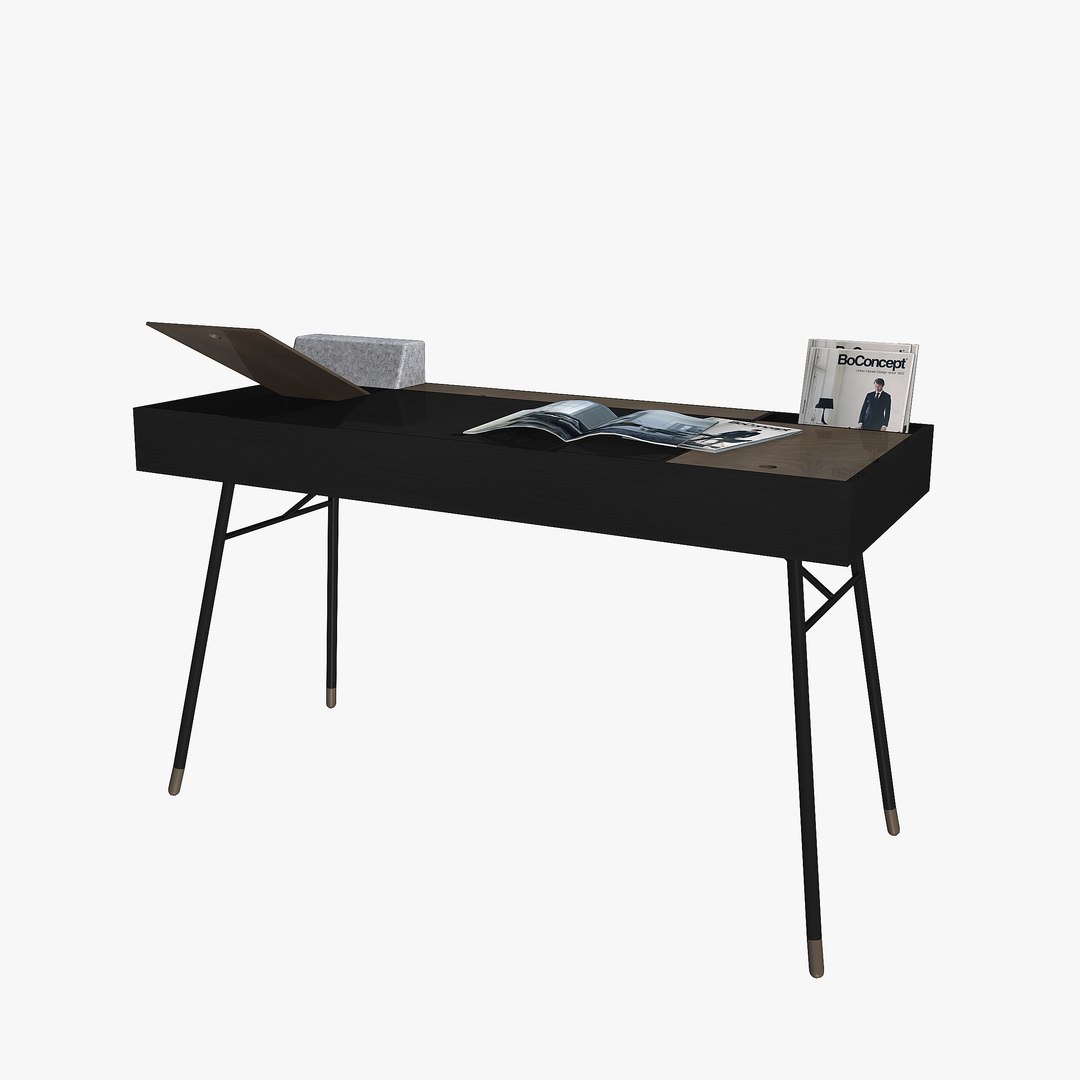 3D Boconcept Cupertino Desk Model - TurboSquid 1515939