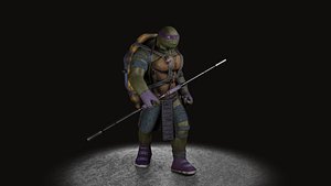 TMNT Donatello game ready