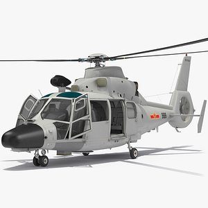 Harbin Z-9 Haitun Rigged for Cinema 4D