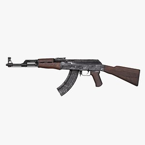 Assault Rifle AK-47 GameReady