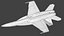 3D Blue Angels F18 Super Hornet SC model
