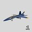 3D Blue Angels F18 Super Hornet SC model