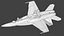 3D Blue Angels F18 Super Hornet SC model