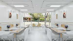 sanatorium blender 3D model