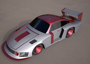 nascar racing vehicle 3D model
