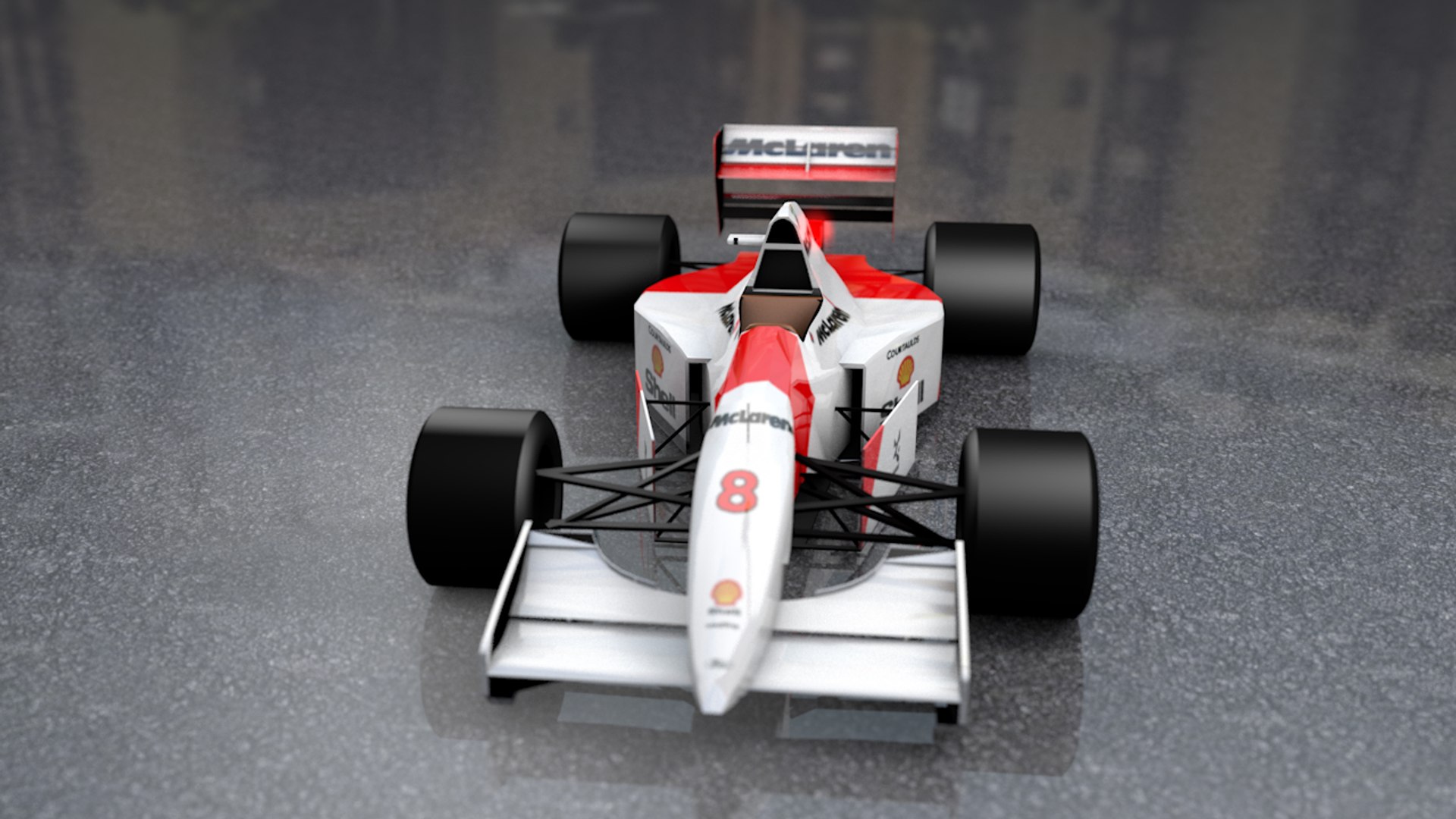 F1 Mclaren Senna Race Car 3D Model - TurboSquid 1414018