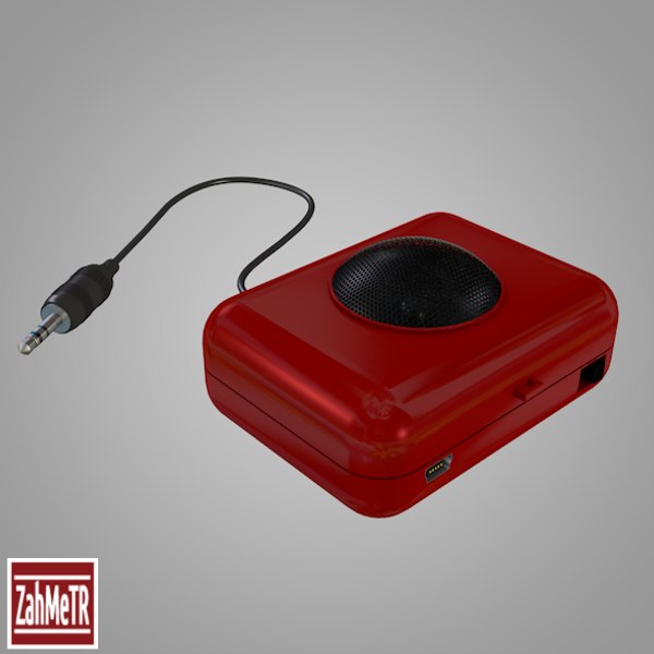3d atom mini speaker model
