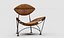 Tom dixon hemp rope&amp;metal armchair