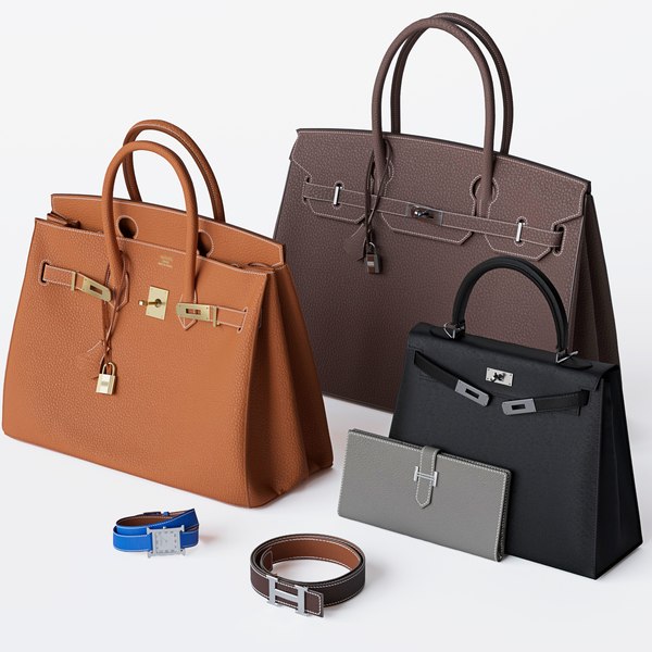 3d model luxury ladies handbag
