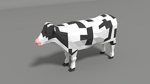 cartoon cow model