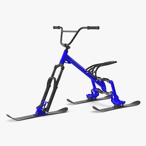 3D Snow Bike Blue
