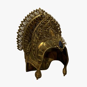 Krishna crown 3D model