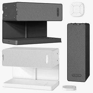 3D model Ikea SYMFONISK speaker with remote control