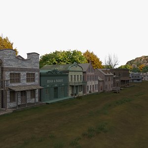 western village 3D