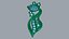 Gold Fish Pendant diamond