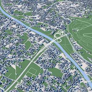 Bregenz City Austria 3D model
