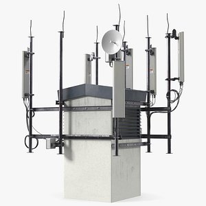 Rooftop Cellular Tower Transmitter