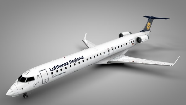 ボンバルディアCRJ-100ルフトハンザ3Dモデル - TurboSquid 227781