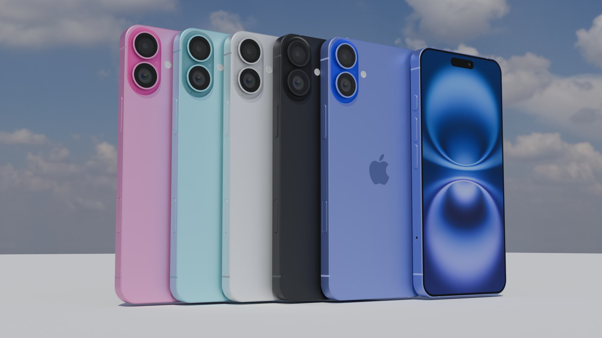 IPhone 16 All Colors 3D - TurboSquid 2292230