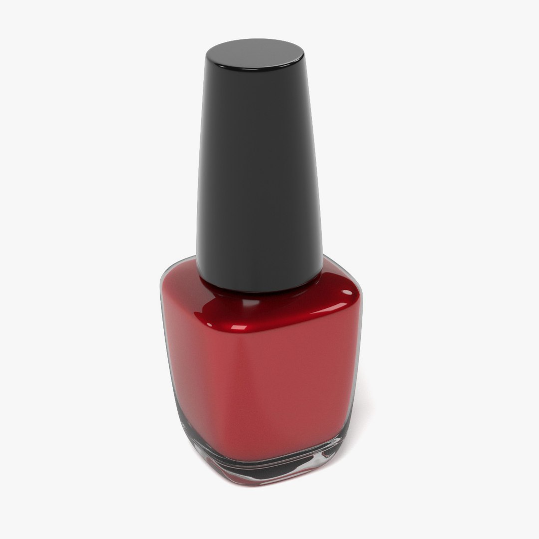 nail polish 3d fbx