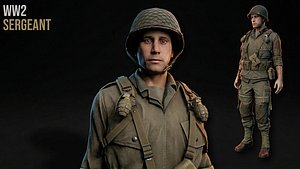 WW2 US Soldier model