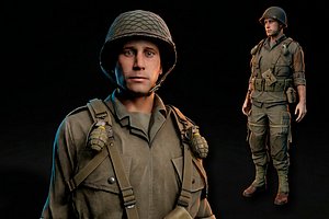 WW2 US Soldier model