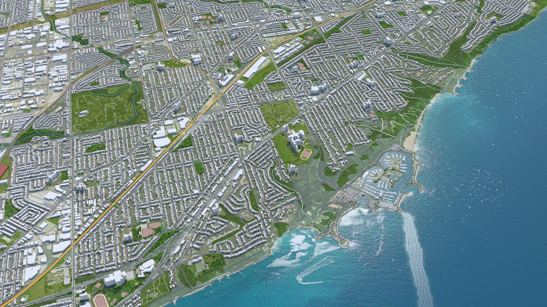 City Area Building Model - TurboSquid 1531968