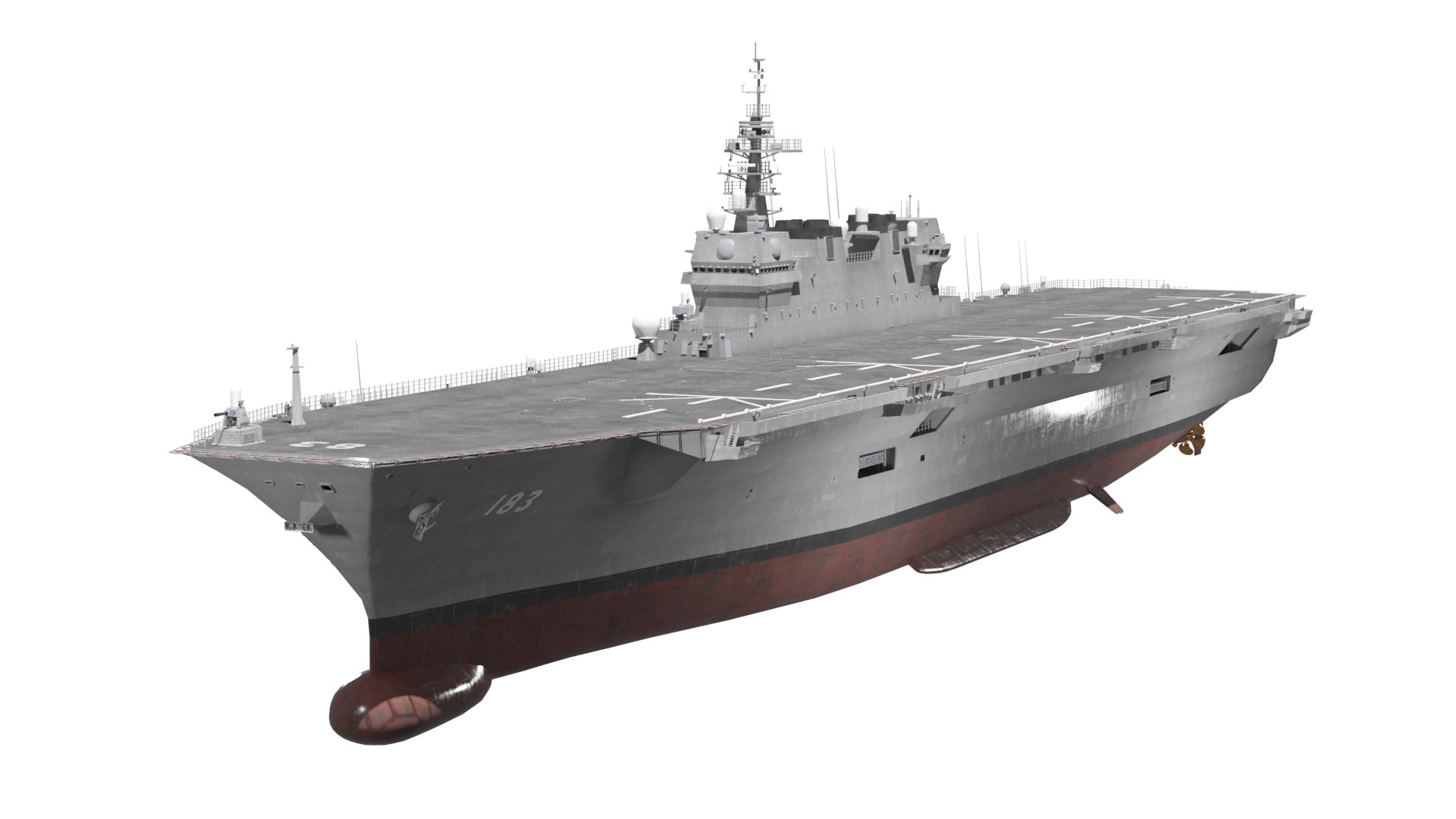 JS Izumo DDH-183 Model - TurboSquid 2219709