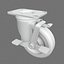 caster wheel 3d model