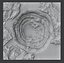 8K Detailed Crater Landscape