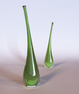 Bali green vase